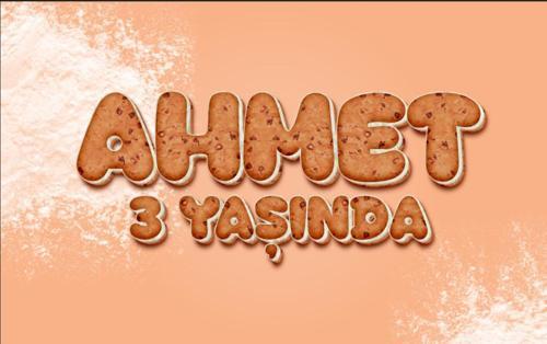 Cookie Temalı Doğum Günü Afişi - 100x150 Cm