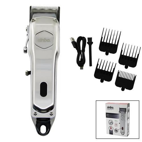 Usb Şarjlı - Dijital Gösterge  Saç - Sakal Kesme Traş Makinesi  Çelik Gövde - Kollu Tarak Ayarı Shc-