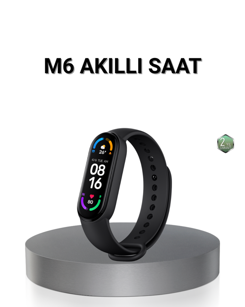 Akıllı Bileklik – Kalp Atış, Uyku ve Adım Takibi, IP67 Su Geçirmez