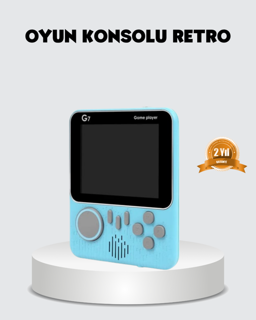 Taşınabilir Retro Oyun Konsolu – 3.5 İnç LCD, 666 Klasik Oyun, TV Destekli