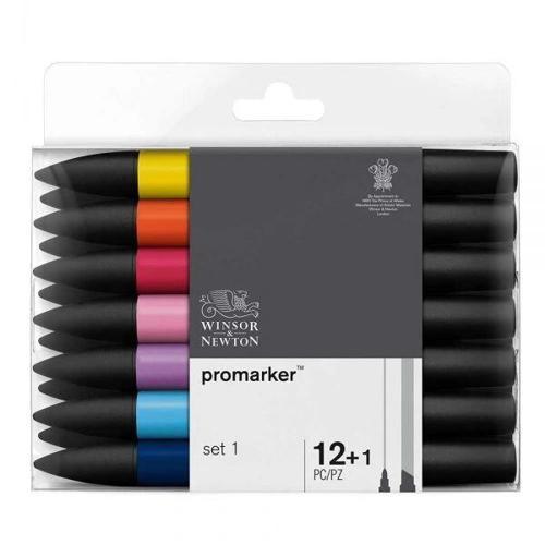 ProMarker Kalem Seti 12+1 Renk SET 1