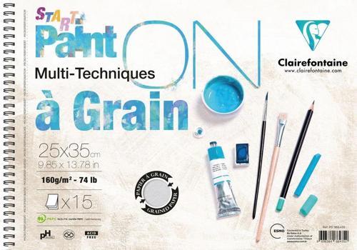 Paint'On a Grain Start Eskiz Çizim Defteri 160 gr. 25x35 cm. 15 yp.