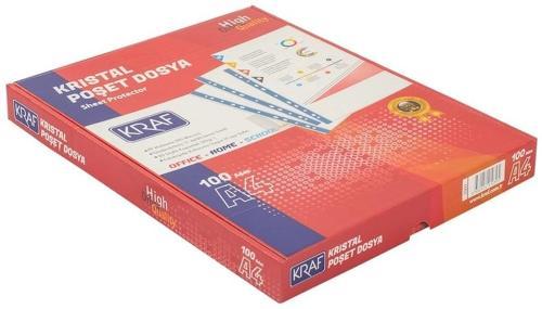 Kristal Poşet Dosya A4 100'lü Paket