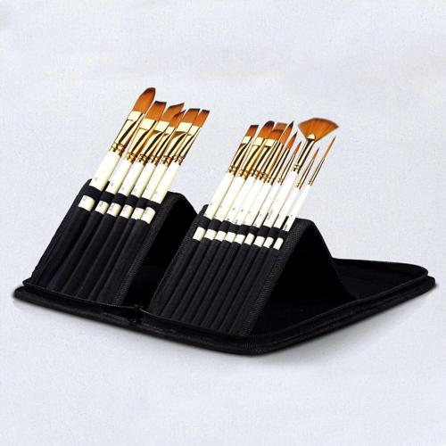 Profesyonel Çantalı Fırça Seti 15 Parça