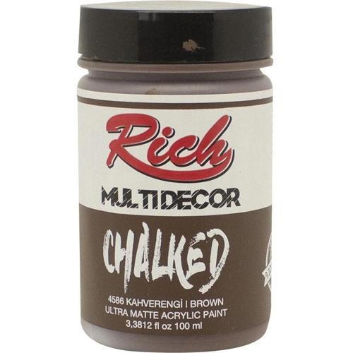 Multi Decor Chalked Akrilik Boya 100 cc. 4586 KAHVERENGİ