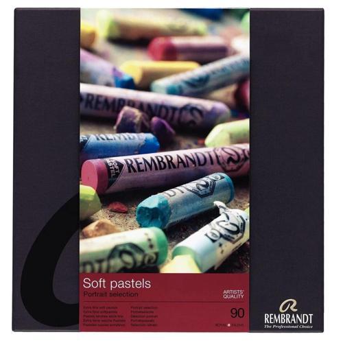 Rembrandt Soft Pastel Boya Seti 90 Renk Tam Boy Portre