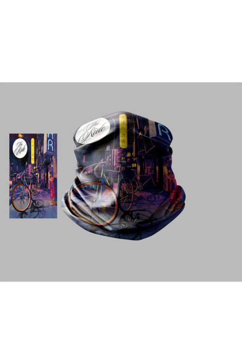 Bisiklet Tasarımlı Motorcu Çok Amaçlı Outdoor Boyunluk Unisex Bandana
