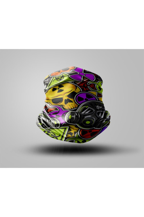 Motorcu Buff Maske Boyunluk Outdoor Boyunluk Unisex Bandana 5'li Paket
