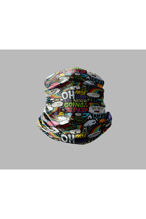 Motorcu Buff Maske Boyunluk Outdoor Boyunluk Unisex Bandana 5'li Paket
