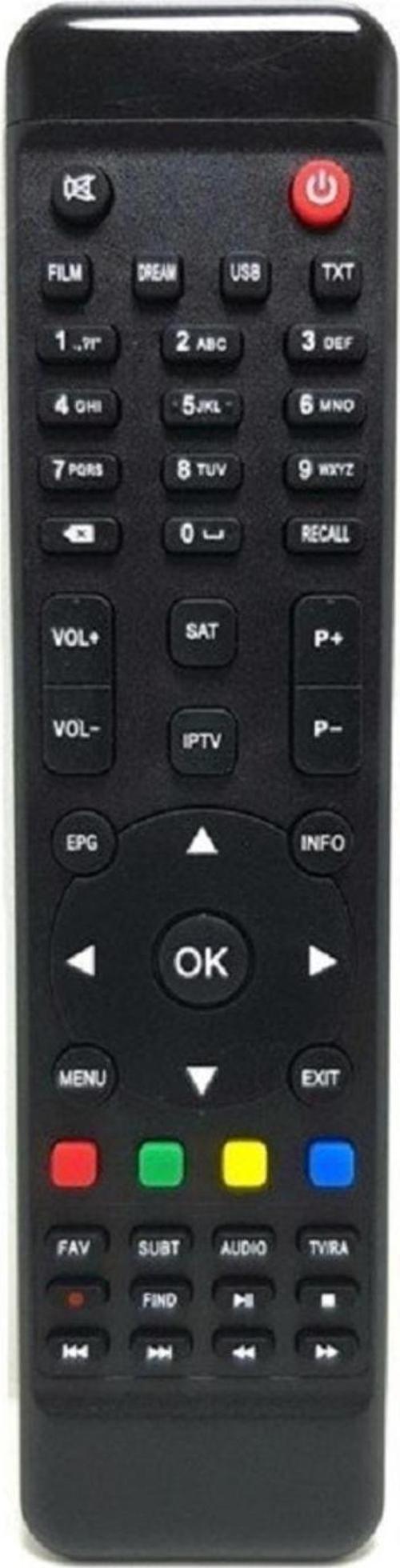 Dream Star H.265 Hevc Uydu Kumandası Dreamstar Tribün Uydu Kumandası