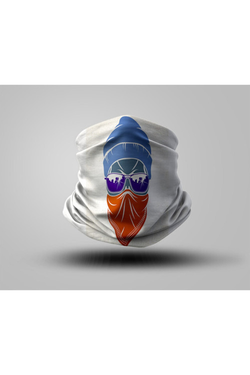 Motorcu Buff Maske Boyunluk Outdoor Boyunluk Unisex Bandana 5'li Paket