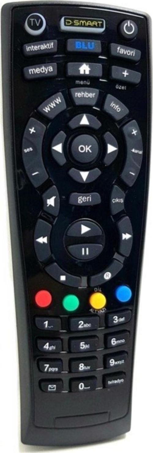 D-smart Blu Blue Hd Uydu Cihaz Kumandası Uydu Kumanda De Sımart Dsmart D-smart Sımart