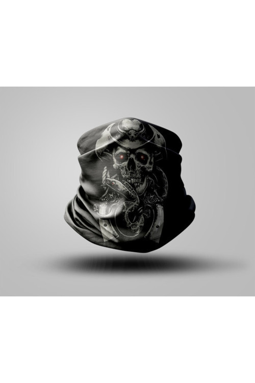 Motorcu Buff Maske Boyunluk Outdoor Boyunluk Unisex Bandana 5'li Paket