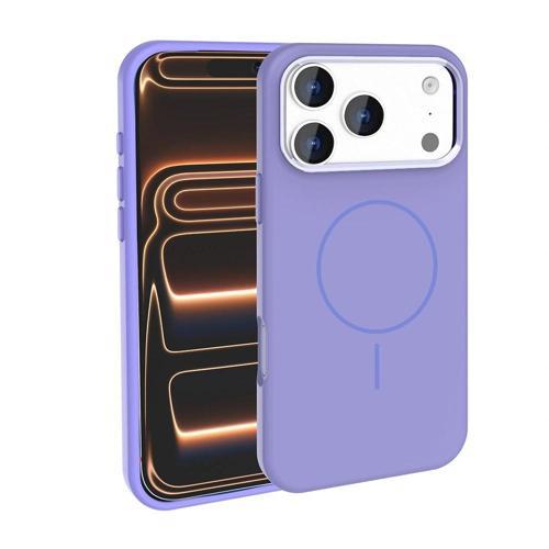 Apple iPhone 17 Pro Kılıf M-Safe Şarj Özellikli Metal Kamera Çerçeveli Redclick Edi Silikon Kapak