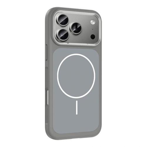 Apple iPhone 17 Pro Kılıf M-Safe Şarj Özellikli Metal Kamera Çerçeveli Redclick Sanremo Silikon Kapa