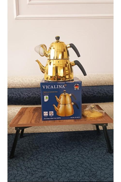 Gold Çelik Çaydanlık Takımı @Shopchix