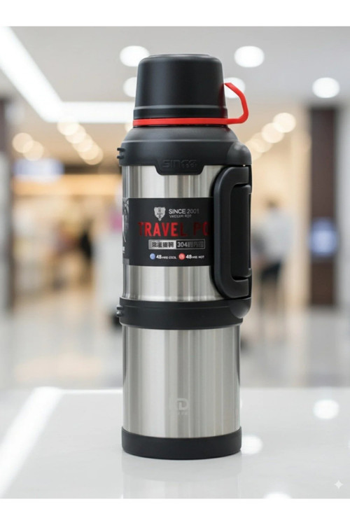 Safe Paslanmaz Çelik Termos 3.2 Lt 48 Saat Sıcak Soğuk Tutma Garantili