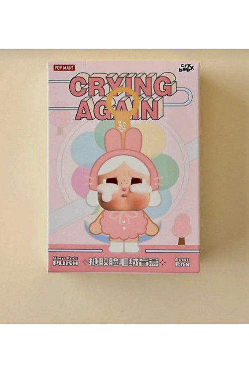 Cry Baby Cryıng Again Serisi -Vinly Face Plush Blind Box - Çanta Charm - Peluş Anahtarlık