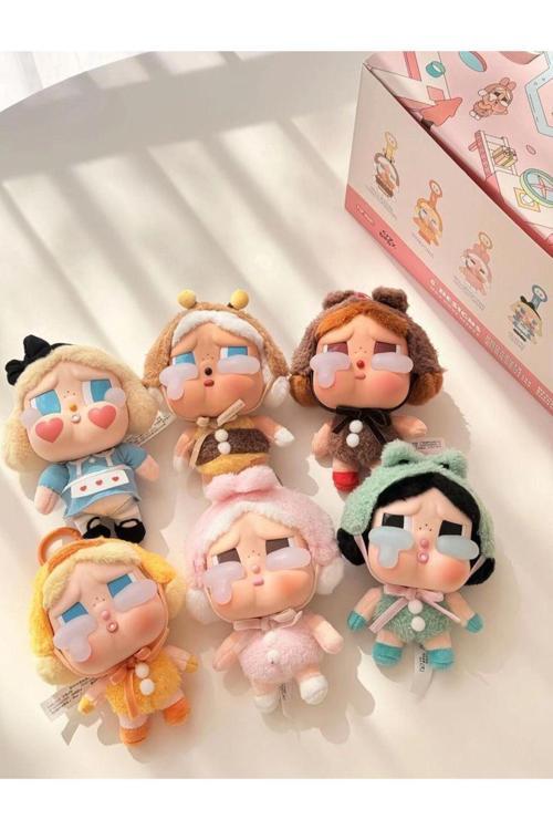 6 Adet Crying Again Cry Baby Labubu Kutu Rasgele Renk 6Lı Set