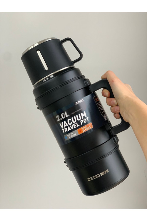 Travel Pot Dağcı Kamp 2 Litre Termos