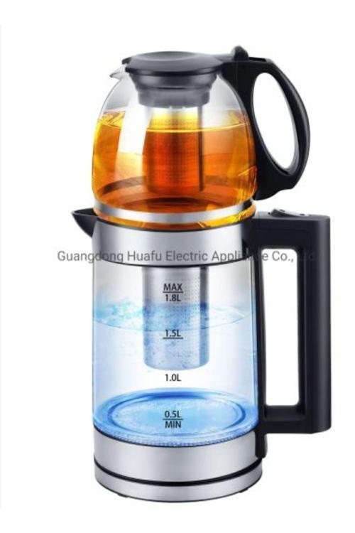 Cam Çaycı Ketlle 2 Litre (Demlik Filtreli, Sıcak Tutma Özelliği Yoktur) Yetkilki Satıcı Yodi Bag