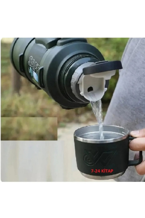 Campmaster Paslanmaz Çelik 2.5 Litre Bardaklı Katmanlı 48 Saat Sıcak Ve Soğuk Tutma Özelliği Ile