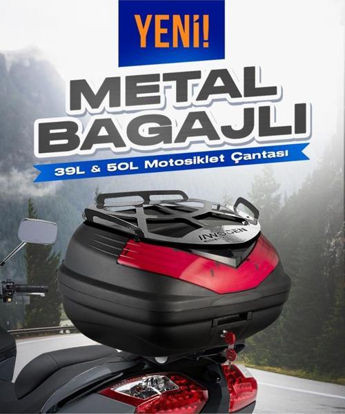 Wg50 Basic Metal Bagajlı Çanta Siyah + Bilyalı Kilit 25x1000 Mm Hediyeli Siyah 