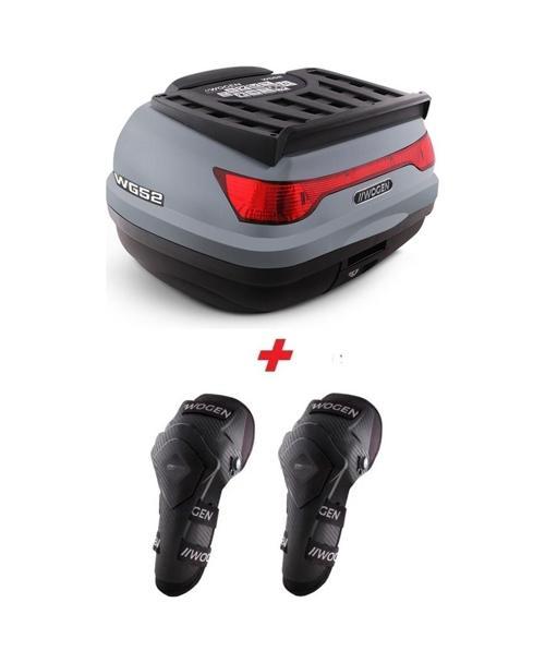 Wg52 Premium Arka Çanta 52 Litre Nardo Gri + Karbon Dizli Siyah