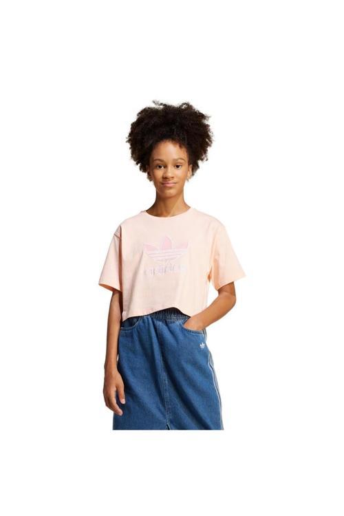 Çocuk Pembe T-Shirt Cropped Tee Jc9138