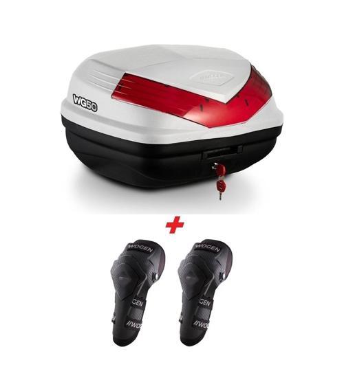 Wg50 Basic Arka Çanta 50 Litre Beyaz + Karbon Dizlik Hedi Siyah