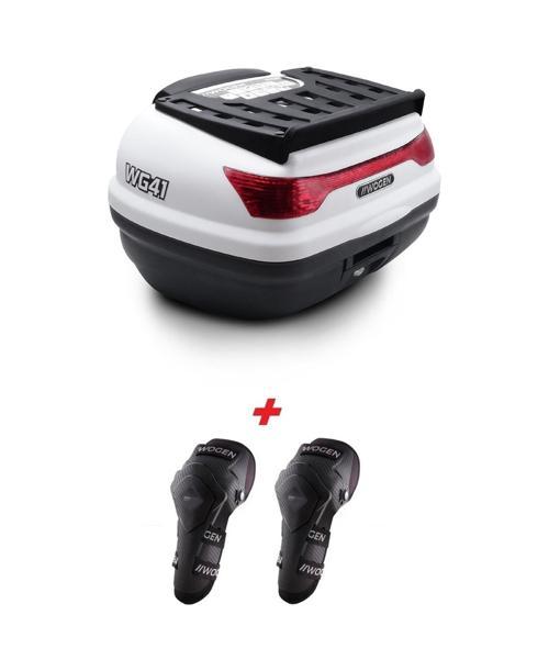 Wg41 Premium Arka Çanta 41 Litre Beyaz + Karbon Dizlik He Siyah