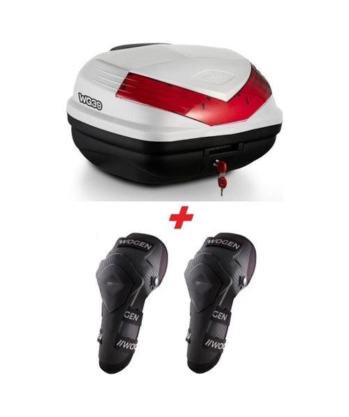 Wg50 Premium Arka Çanta 50 Litre Beyaz + Karbon Dizlik He Siyah