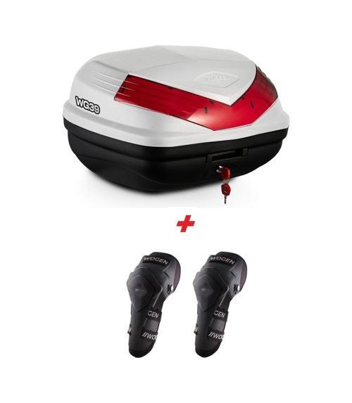 Wg39 Basic Arka Çanta 39 Litre Beyaz + Karbon Dizlik Hedi Siyah