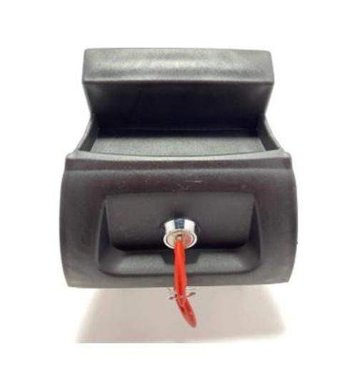 39-41-50-52 Litre Motosiklet Arka Çanta Kilidi Siyah