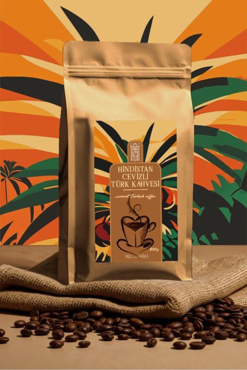 Coconut Turkish Coffee 200g, Hindistan Cevizi Aromalı Türk Kahvesi