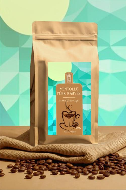 Menthol Turkish Coffee 200g, Mentol Aromalı Türk Kahvesi