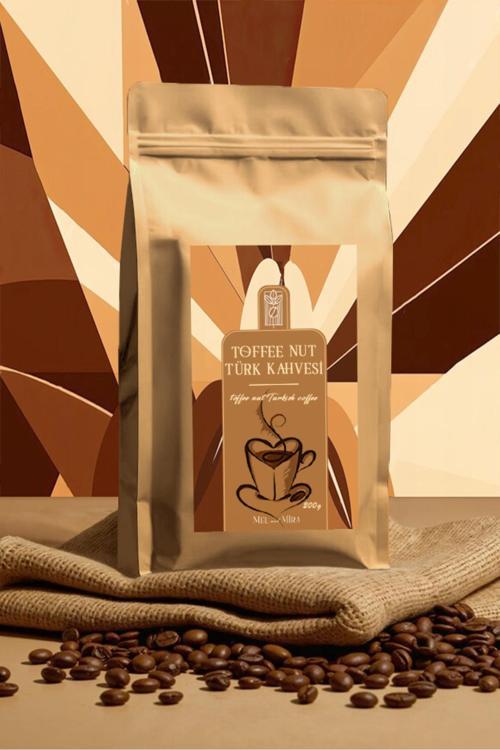Toffee Nut Turkish Coffee 200g, Toffee Nut Aromalı Türk Kahvesi