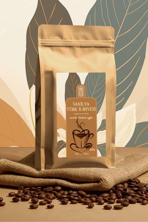 Vanilla Turkish Coffee 200g, Vanilya Aromalı Türk Kahvesi