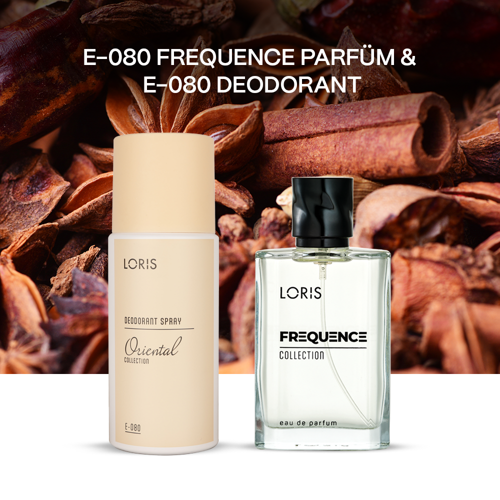 E-080 Frequence Erkek Parfüm 50 Ml & E-080 Erkek Deodorant 150 Ml