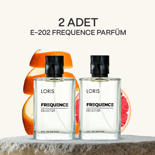 2 Adet E-202 Frequence Erkek Parfüm 50+50 Ml