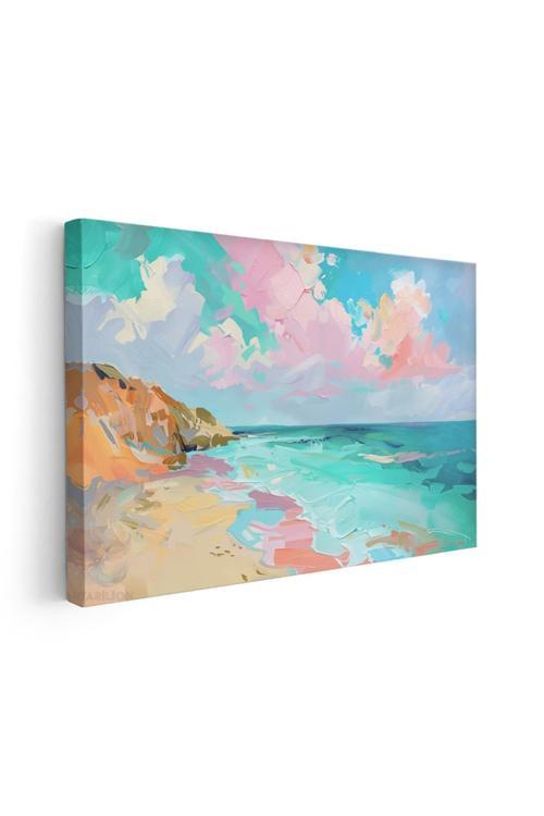 Kanvas Yatay Duvar Tablosu Kanvas Doganin Renkleri5 Ev Ofis Salon Modern Duvar Tablosu