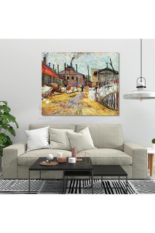 Kanvas Tablo Van Gogh Tablosu Ev Ofis Dekoru Van-Gogh-64 Klasik Duvar Tablosu