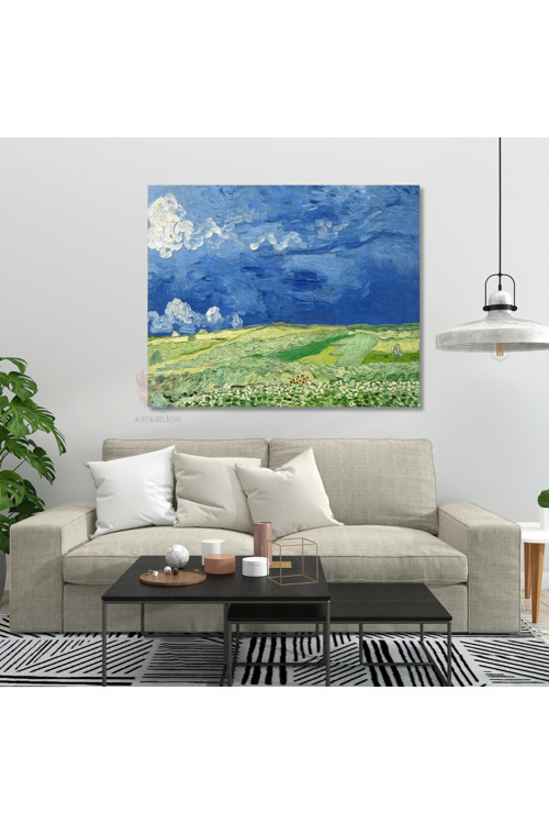 Kanvas Tablo Van Gogh Tablosu Ev Ofis Dekoru Van-Gogh-32 Klasik Duvar Tablosu