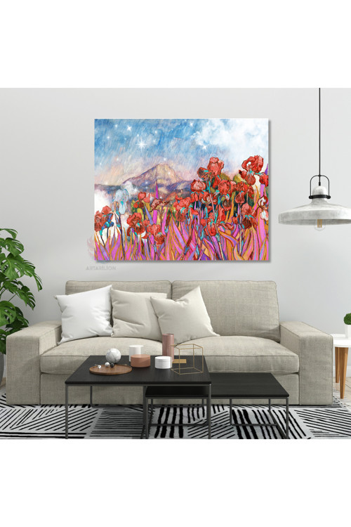 Kanvas Tablo Van Gogh Tablosu Ev Ofis Dekoru Van-Gogh-153 Klasik Duvar Tablosu
