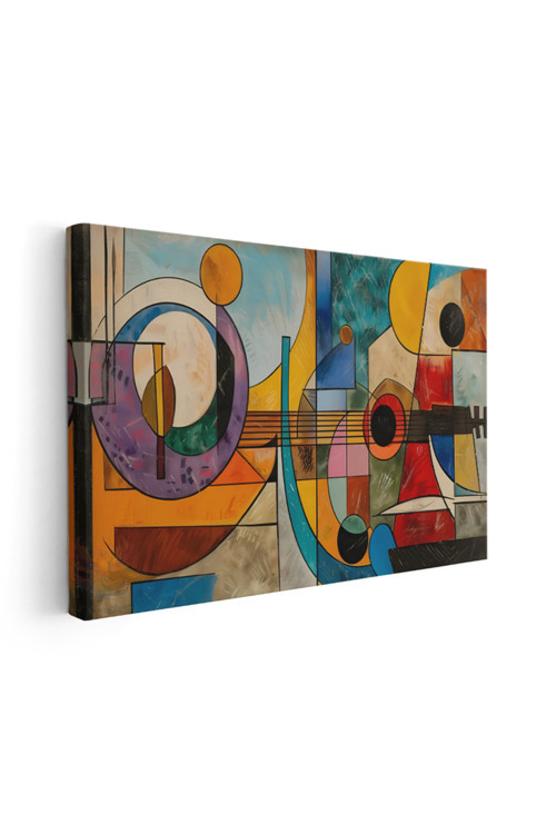 Kanvas Yatay Duvar Tablosu Kanvas Soyut Geometrik Sanat Ev Ofis Salon Modern Duvar Tablosu