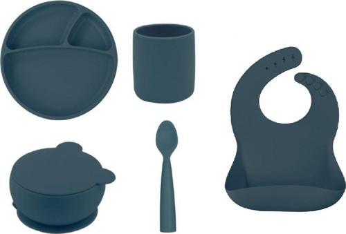 Silikon Beslenme Seti 5'li Deep Blue