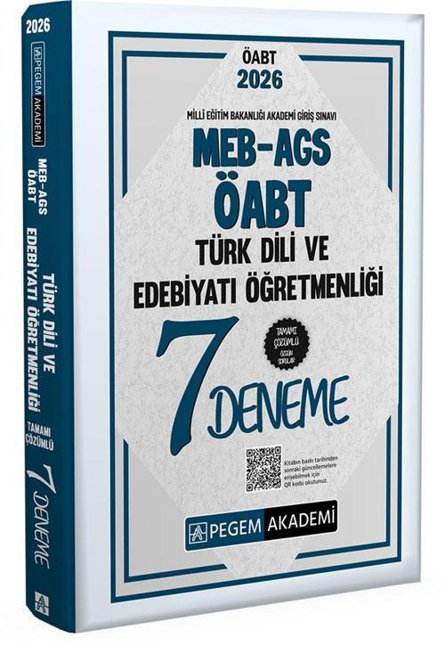 2026 MEB AGS ÖABT Türk Dili Ve Edebiyatı Öğretmenliği Tamamı Çözümlü 7 Deneme