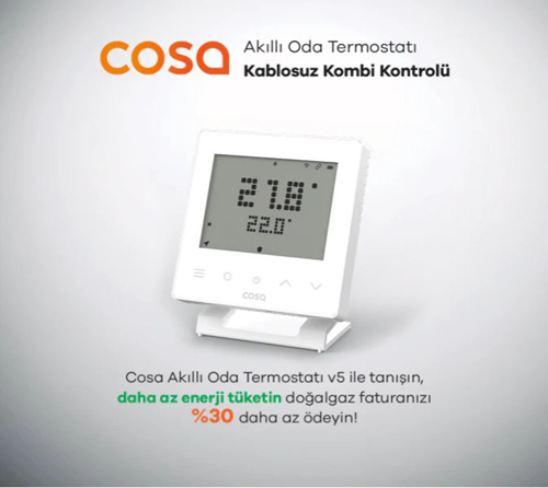 Akıllı Oda Termostatı Kablosuz Kombi Kontrolü V5