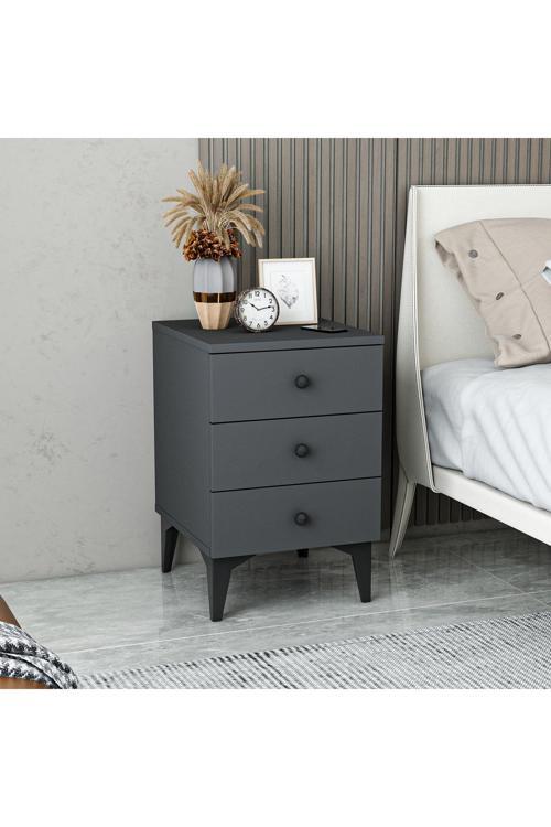 Tuana 3 Çekmeceli Komodin Şifonyer