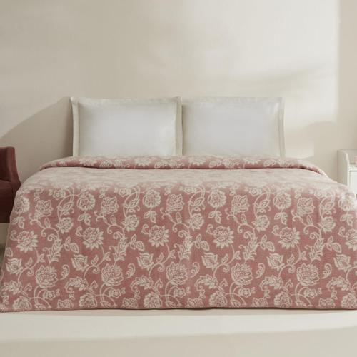 Glorinda Çift Kişilik  Akrilik Mürdüm Battaniye